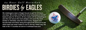24 Hour Golf Marathon - Birdies by Eagles slide